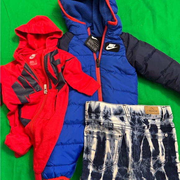 Nike Blue and Orange Newborn Jacket jordache - Picture 2 of 5